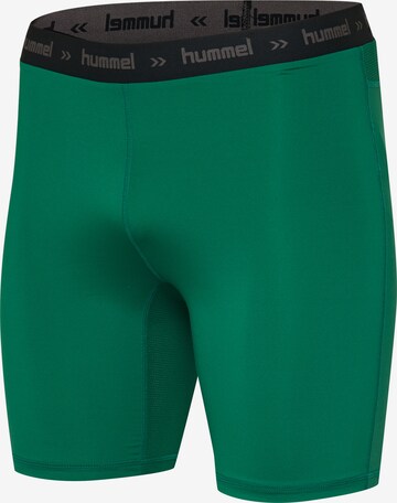 Hummel Skinny Workout Pants in Green