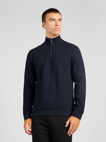 BOSS Black Sweatshirt 'Sidney' in Blauw: voorkant