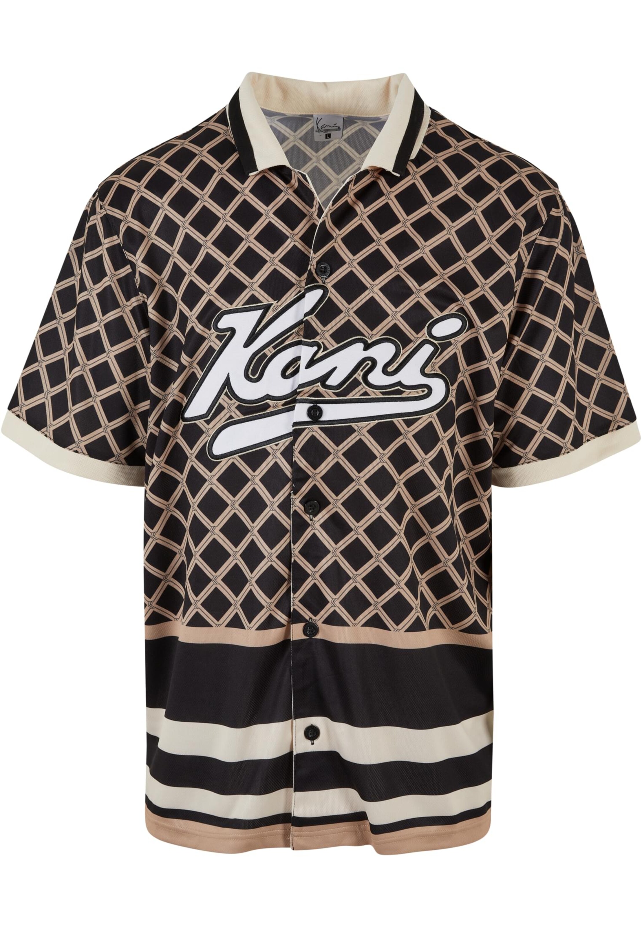 Karl Kani Comfort Fit Skjorte i sort: forside