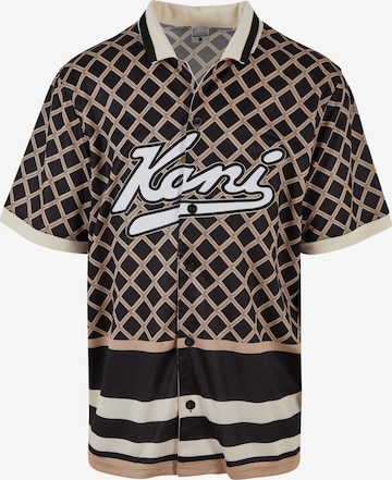 Karl Kani Comfort fit Button Up Shirt in Black: front