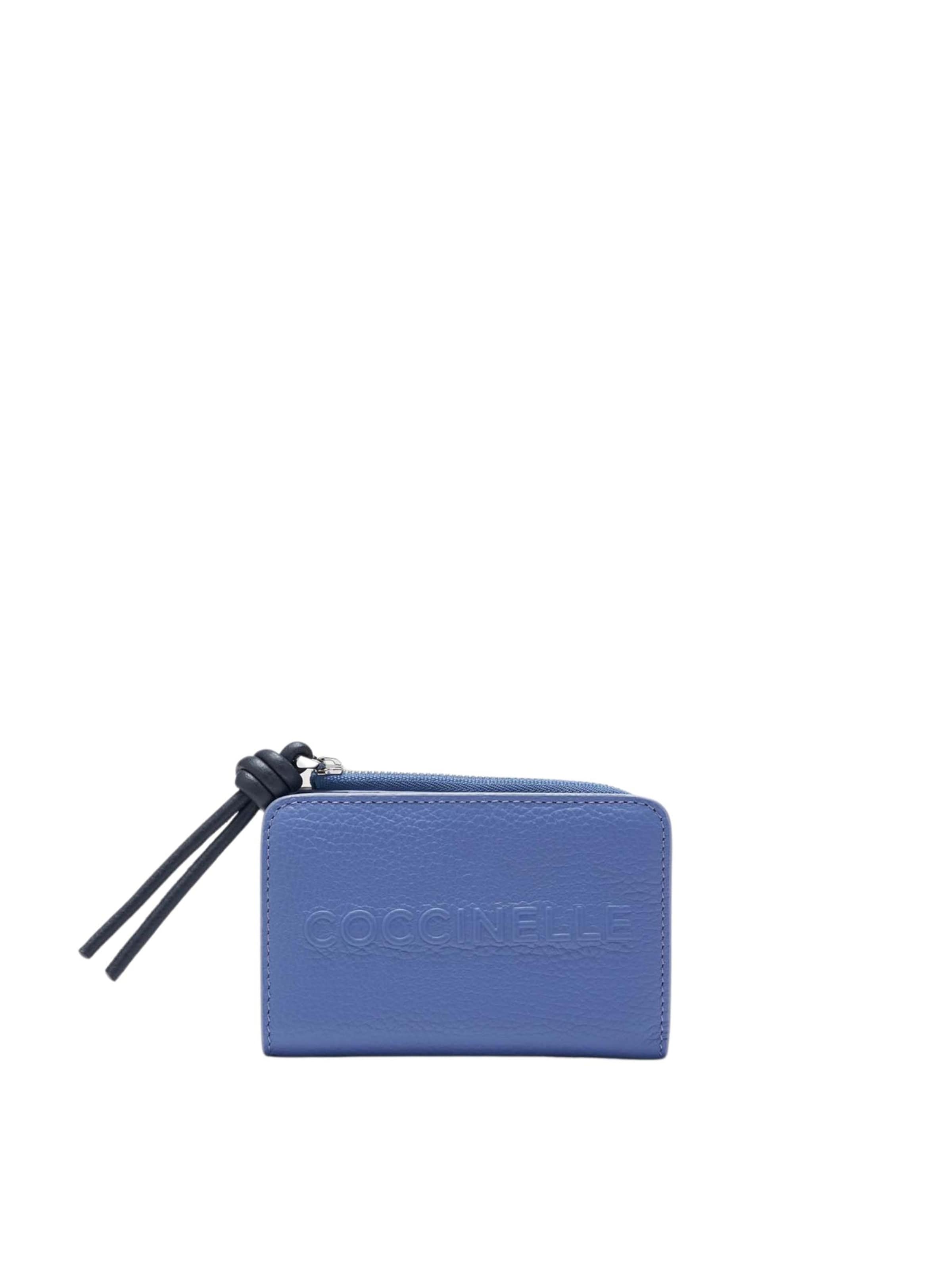 Coccinelle Wallet 'COCCINELLE MYRTHA MAXI' in Blue: front