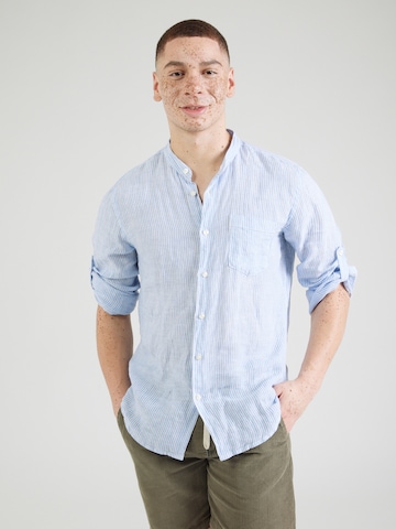 Coupe regular Chemise UNITED COLORS OF BENETTON en bleu : devant