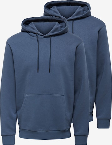 Only & Sons Sweatshirt 'Ceres' in Blue: front