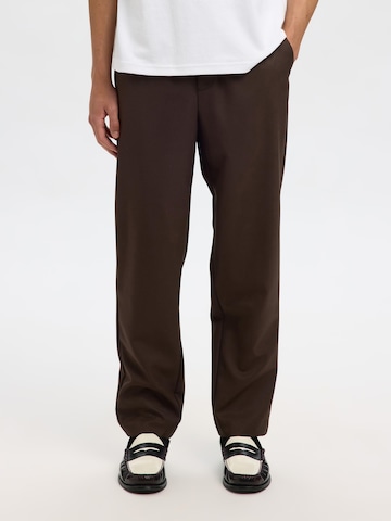 SELECTED regular Bukser i brun: forside