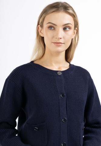 DreiMaster Maritim Knit cardigan 'Palpito' in Blue