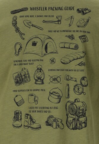 Whistler T-Shirt 'Caloot' in Grün
