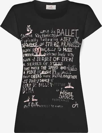 DEHA Performance shirt in Black: front