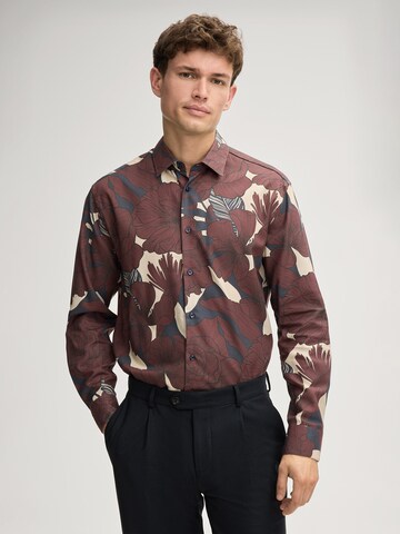 JOOP! Regular fit Button Up Shirt 'Matty ' in Beige: front