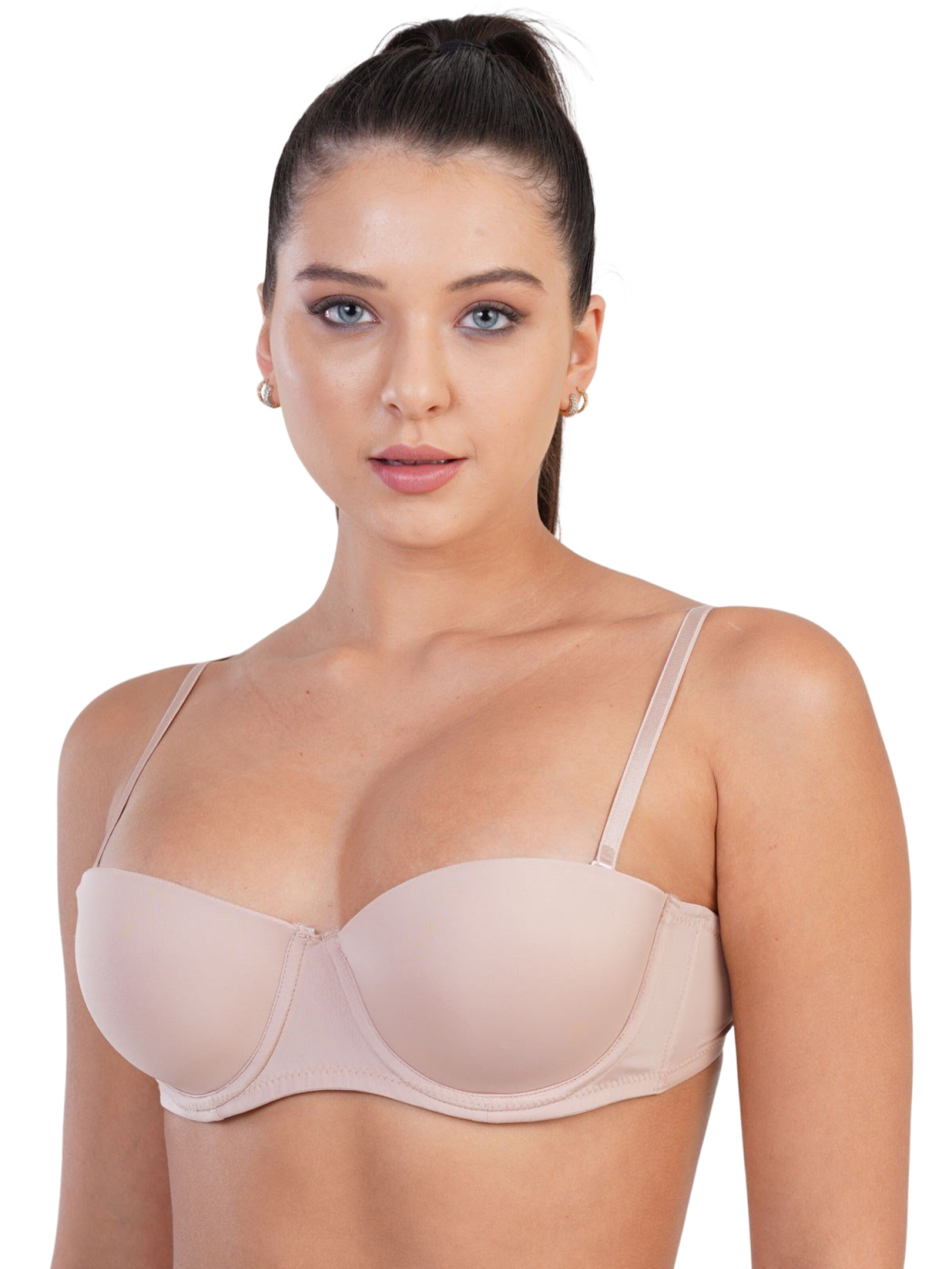 Balconnet Soutien-gorge C&City en beige : devant