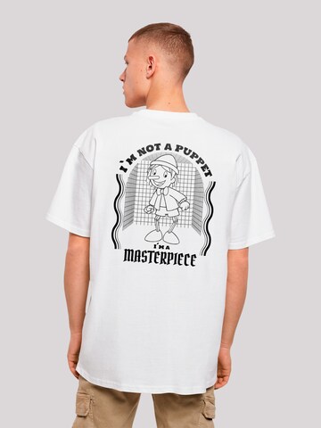T-Shirt 'Pinocchio Heroes of Childhood' F4NT4STIC en blanc