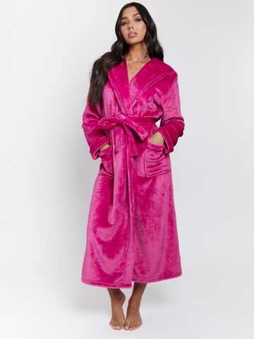 Loungeable Morgenmantel in Pink