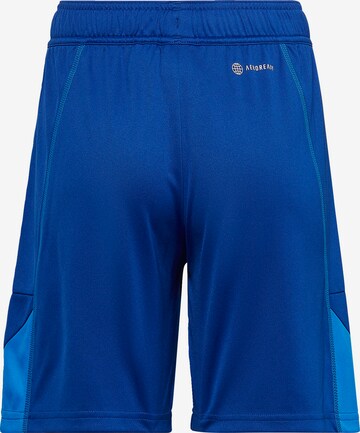 ADIDAS PERFORMANCE Regular Workout Pants 'Tiro' in Blue