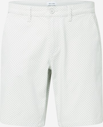 Only & Sons Regular Chino 'CAM DITSY' in Grijs: voorkant