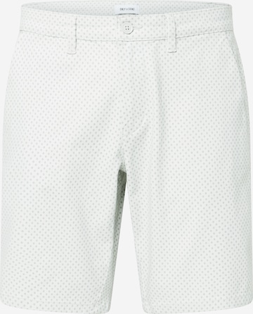 Only & Sons Regular Chino 'CAM DITSY' in Grijs: voorkant