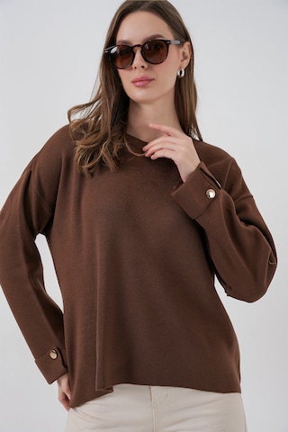 Bigdart Pullover in Braun: Vorderseite