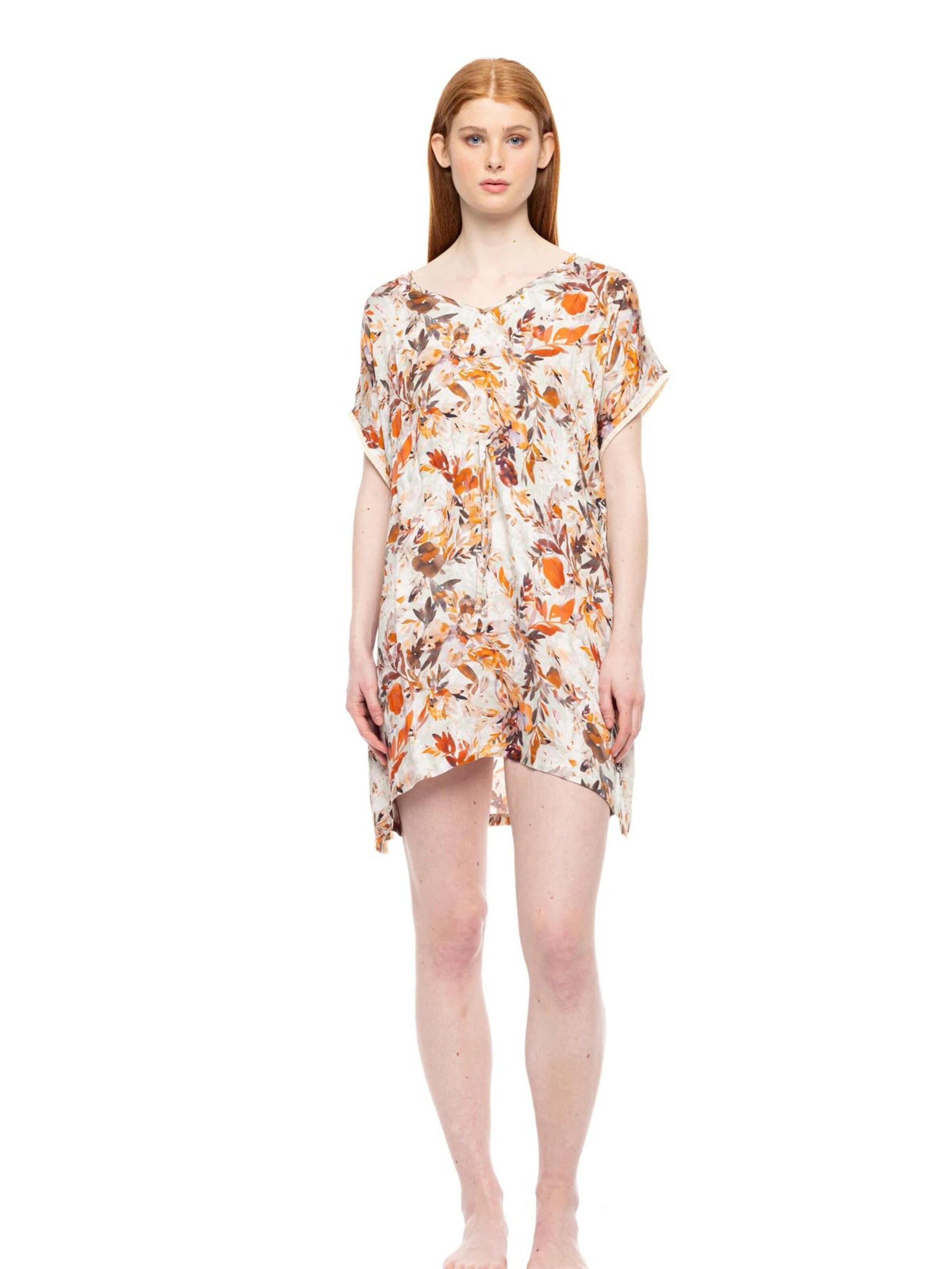 Pink Label Καλοκαιρινό φόρεμα 'BEACHWEAR MINT LEAF' σε πράσινο: μπροστά