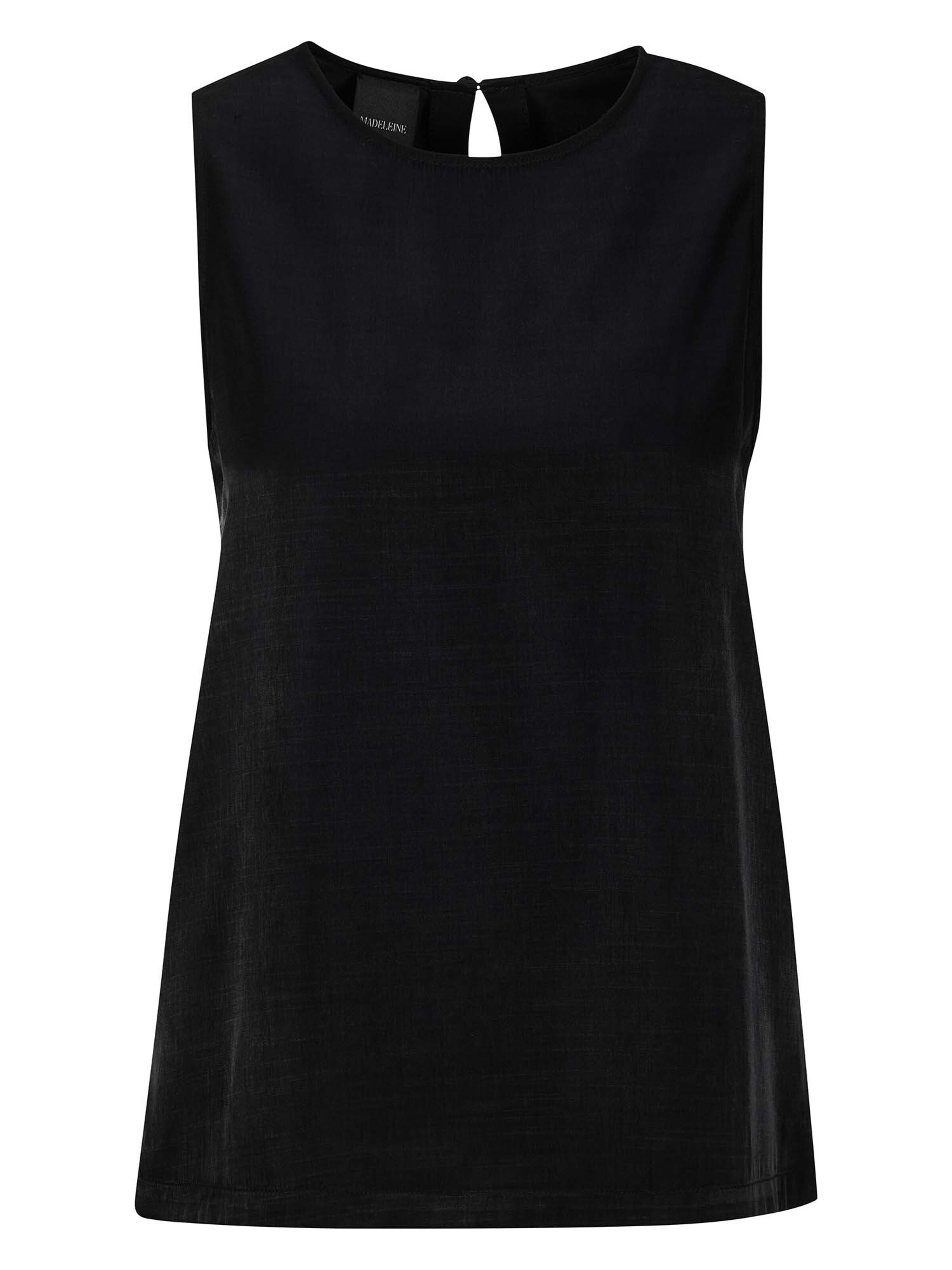 MADELEINE Blouse in Zwart: voorkant