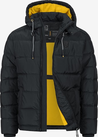 Veste d’hiver 'INCoolios' INDICODE JEANS en noir : devant