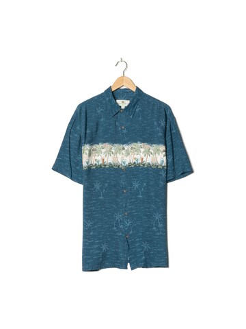 Island Shores Button Up Shirt in XL in Blue: front