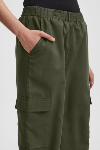 ICHI Regular Pants 'Kecia' in Green