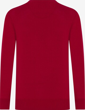 DENIM CULTURE - Pullover 'Vincent' em vermelho