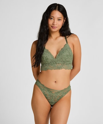 Hunkemöller Σλιπ 'Andrea' σε πράσινο: μπροστά