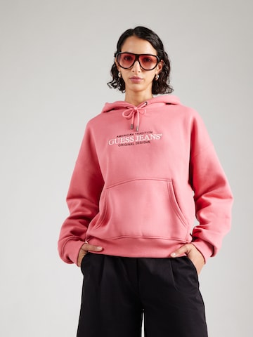 GUESS JEANS - Sudadera 'American Tradition' en rosa: frente