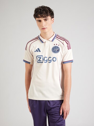 Maillot 'AJAX 3' ADIDAS PERFORMANCE en beige : devant