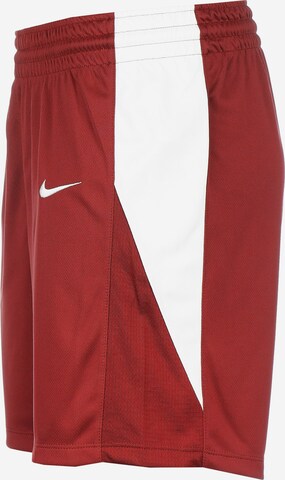 Regular Pantalon de sport NIKE en rouge