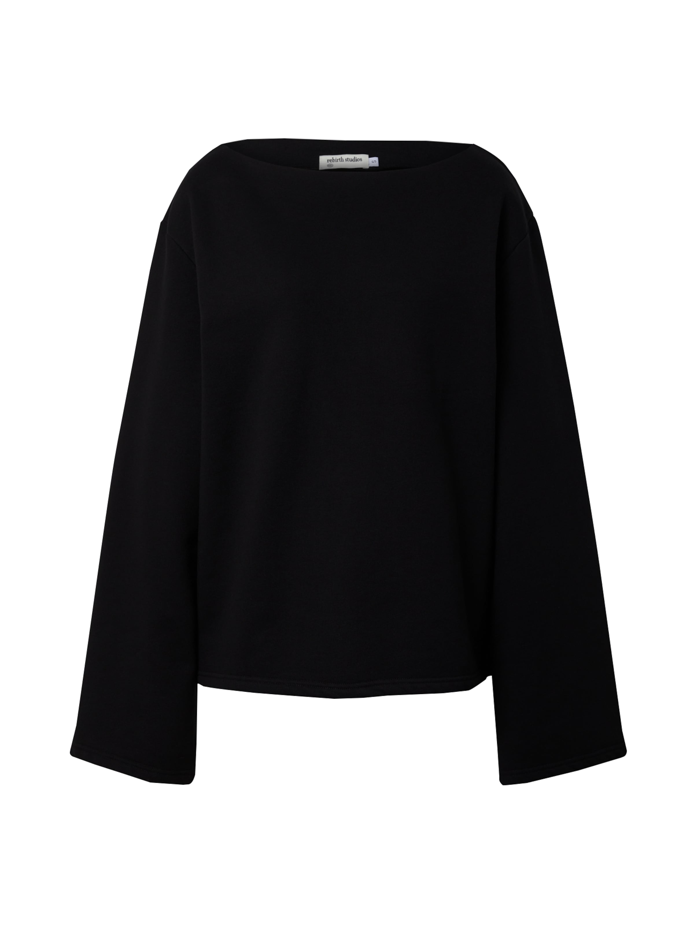 Rebirth Studios Суичър 'Flora' в черно: отпред