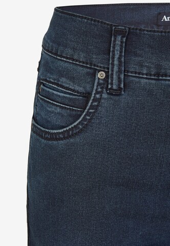 Angels Slimfit Straight-Leg Jeans Jeans Cici mit Super Stretch Denim in Blau