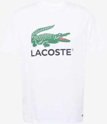 T-Shirt LACOSTE en blanc : devant