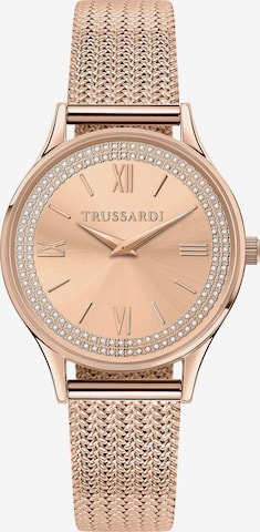 Trussardi Analoguhr in Pink: Vorderseite