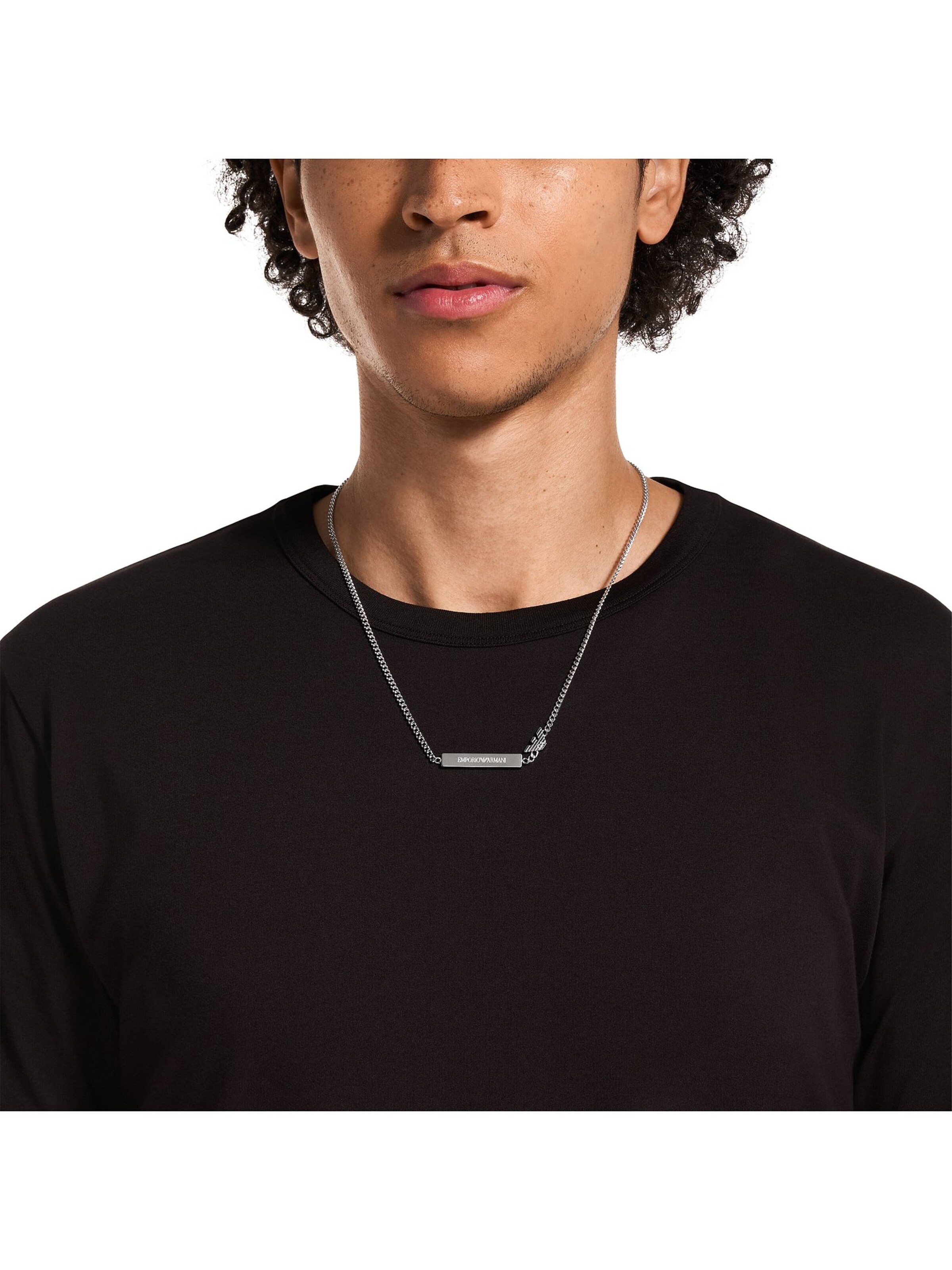 Emporio Armani Necklace in Silver: front