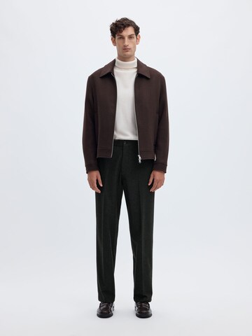 Regular Pantalon SELECTED en vert
