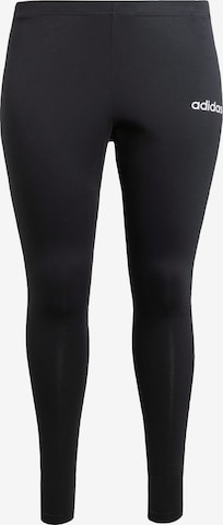 ADIDAS SPORTSWEAR Skinny Sporthose 'Essentials' in Schwarz: Vorderseite