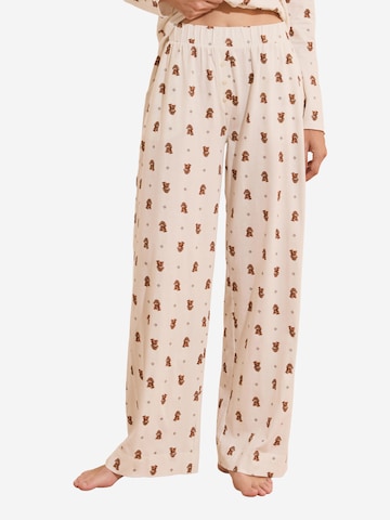 Pantaloncini da pigiama 'Ruby' di ETAM in beige: frontale