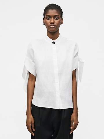 Chemisier ARMANI EXCHANGE en blanc : devant