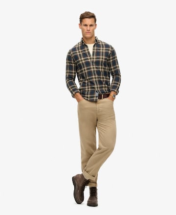 Superdry Regular fit Overhemd in Blauw
