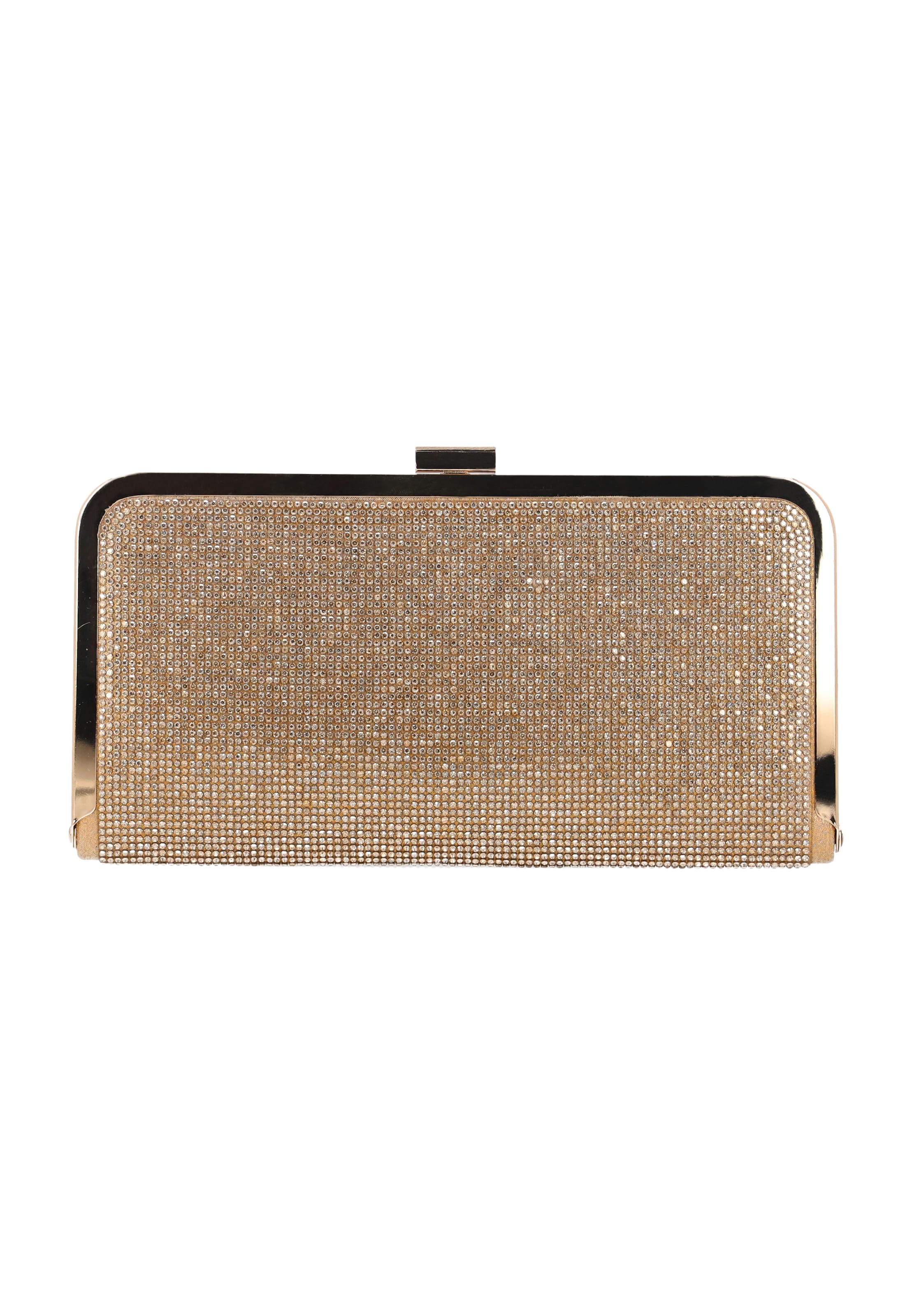 faina Clutch in Gold: front