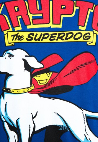 LOGOSHIRT Shirt 'Krypto the Superdog' in Blue