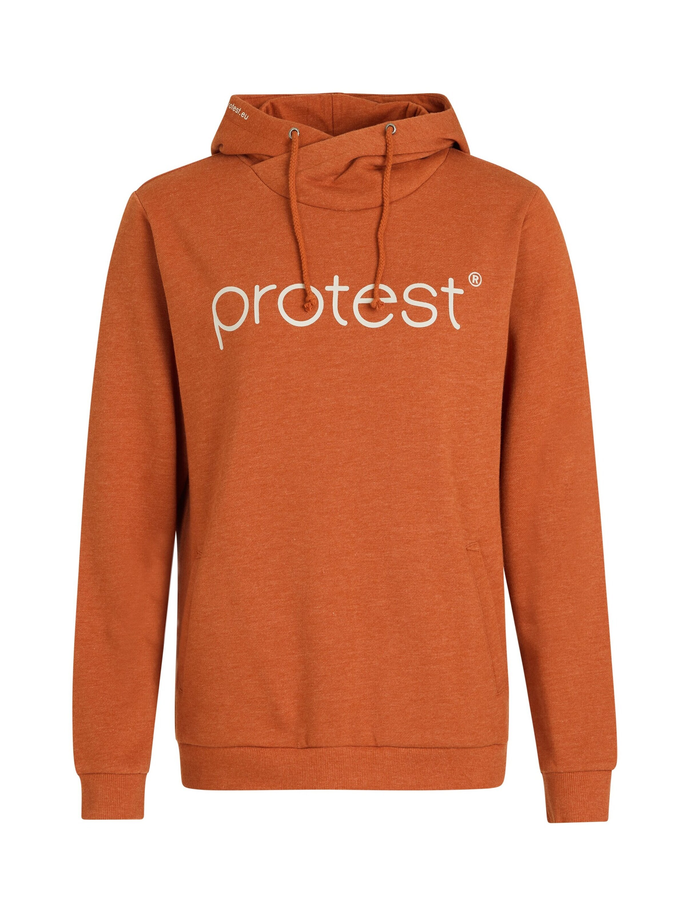 PROTEST Pullover 'CLASSIC LOGO HOODY'‌‌‌‌‌ in Braun: Vorderseite