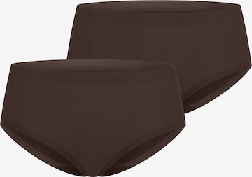 SCHIESSER Boyshorts ' Invisible Cotton ' in Brown: front