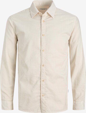 JACK & JONES Slim fit Overhemd 'Lub' in Wit: voorkant