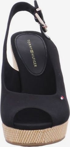 melns TOMMY HILFIGER Sandales 'Elena'