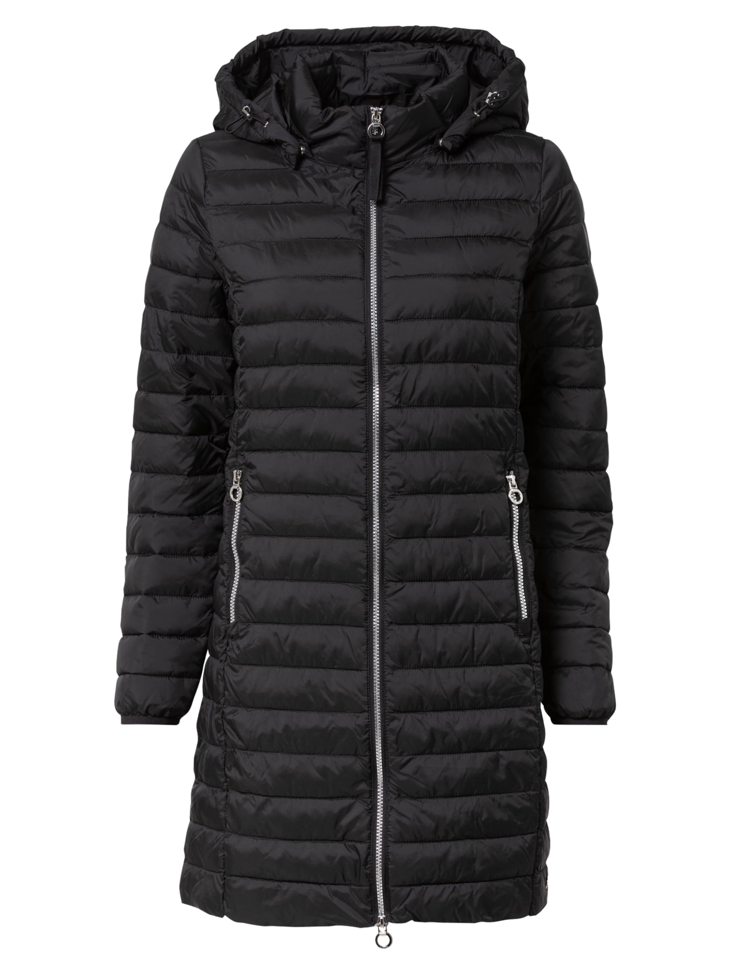 s.Oliver Übergangsmantel in Schwarz: Vorderseite