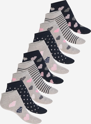 celodoro Ankle Socks 'cute socks' in Grey: front