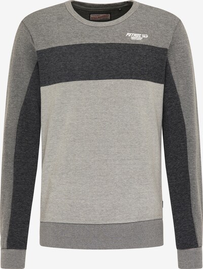Petrol Industries Sweatshirt in grau / anthrazit / hellgrau, Produktansicht