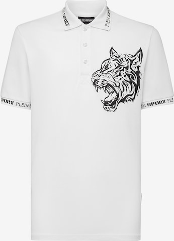 Plein Sport Poloshirt 'Tiger' in Weiß: Vorderseite