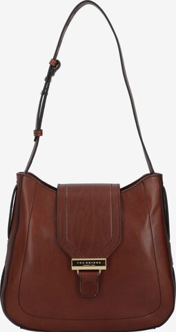 The Bridge Shoulder Bag 'Benedetta ' in Brown: front